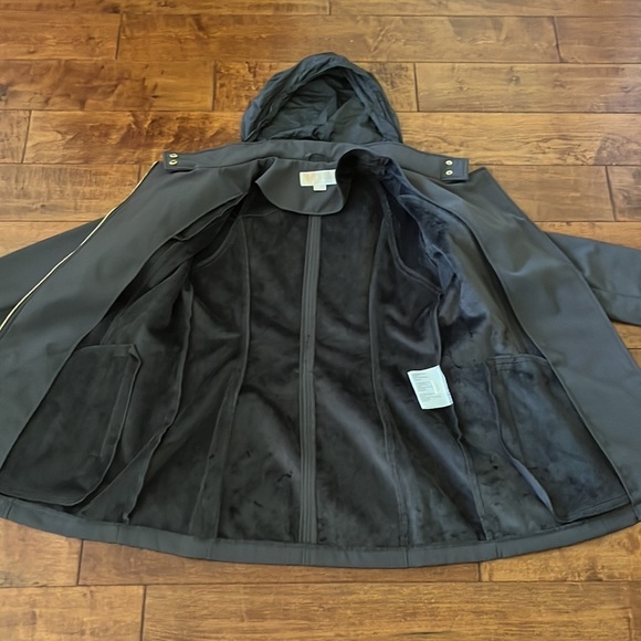 Michael Kors Water Resistant Belted Utility Jacket Grey - Picture 10 of 10